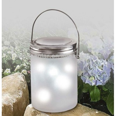 Glass Solar Powered Dream Lights Fairy Jar